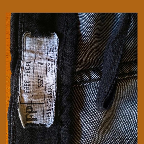 Black Free People Canvas Mini Skirt - Picture 3 of 4